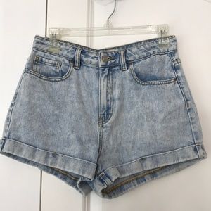 High waisted mom shorts